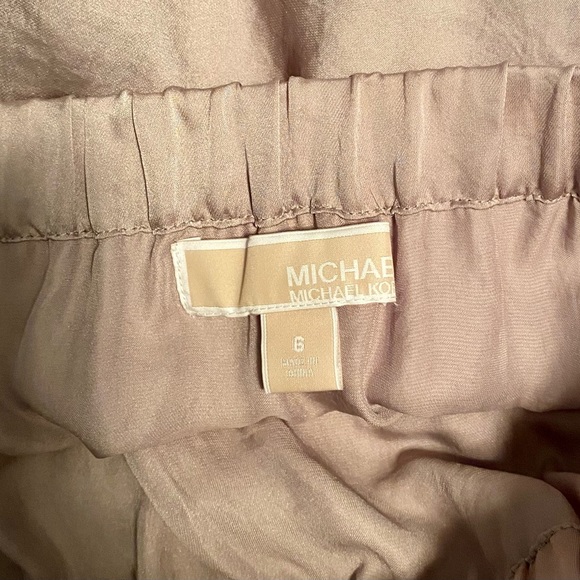 Michael Kors gold/taupe skirt - Picture 3 of 5